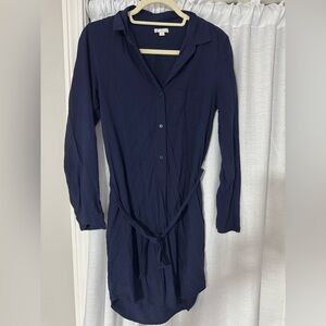 GAP Navy Long Sleeve Dress